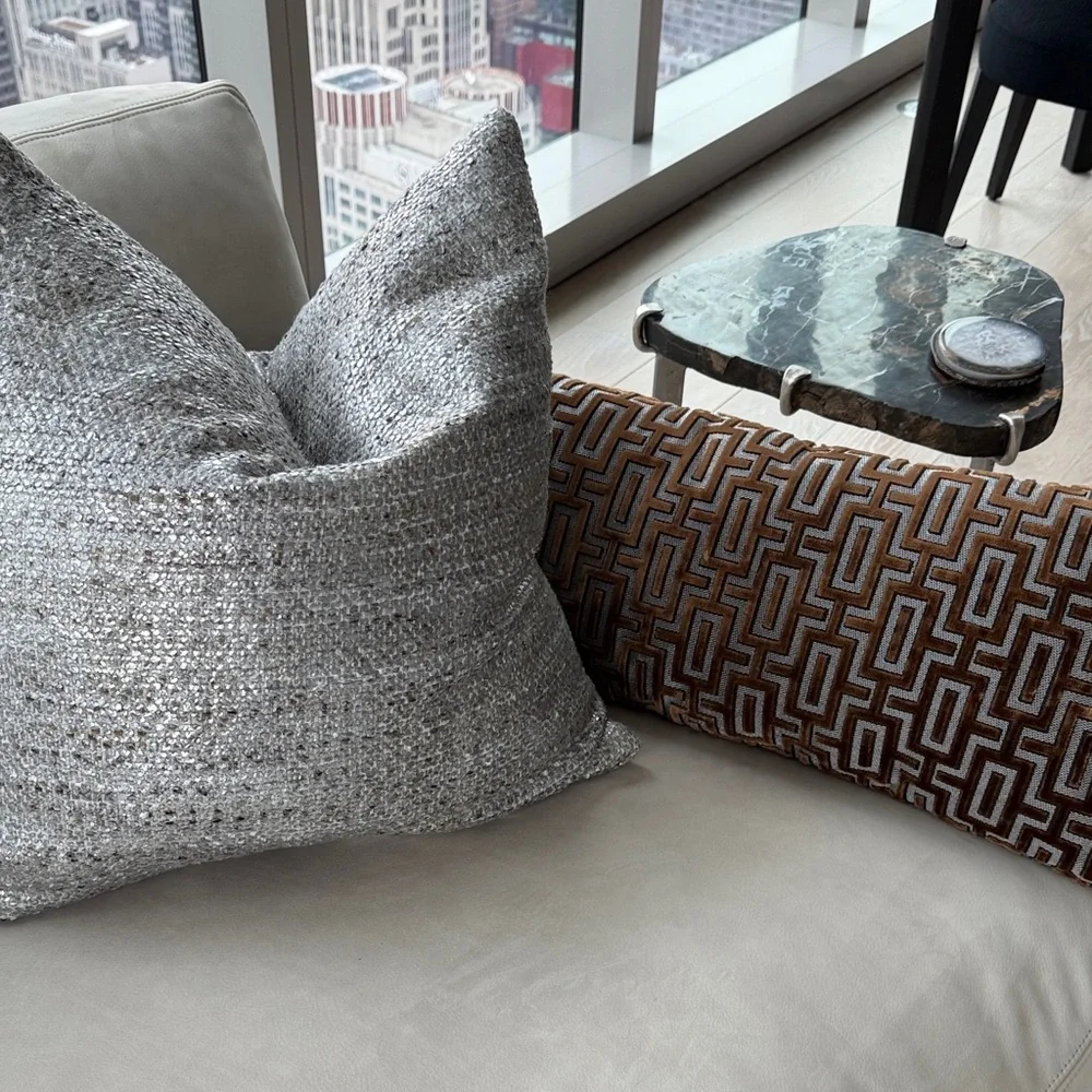 2 D.V. KAP HOME inspired Bergman Decorative Feather/Down Lumbar Pillows